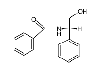 (-)-N-((S)-2-hydroxy-1-phenylethyl)benzamide Structure