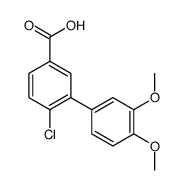 4-chloro-3-(3,4-dimethoxyphenyl)benzoic acid Structure