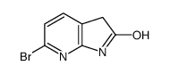 6-溴-1H-吡咯并[2,3-b]吡啶-2(3H)-酮结构式