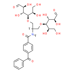 2-N-(4-benzoyl)benzoyl-1,3-bis(mannos-4-yloxy)-2-propylamine结构式