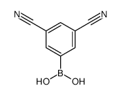 3,5-Dicyanophenylboronic acid Structure