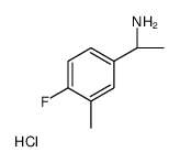 (R)-1-(4-Fluoro-3-methylphenyl)ethanamine hydrochloride structure