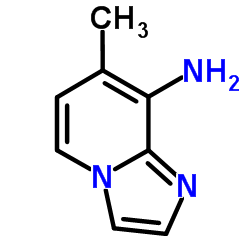 7-Methylimidazo[1,2-a]pyridin-8-amine结构式