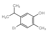 4-溴-5-异丙基-2-甲基苯酚结构式