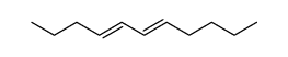 (E,E)-4,6-undecadiene Structure