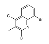 8-bromo-2,4-dichloro-3-methylquinoline结构式