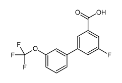 5-Fluoro-3-(3-trifluoromethoxyphenyl)benzoic acid structure