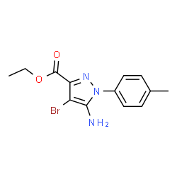 5-AMINO-4-BROMO-1-P-TOLYL-1H-PYRAZOLE-3-CARBOXYLICACIDETHYLESTER picture