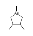 1,3,4-trimethylarsolene Structure