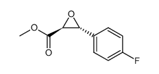 Methyl trans-3-(4-fluorophenyl)oxirane-2-carboxylate结构式