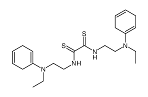 N,N'-Bis[2-[ethyl(3-methylphenyl)amino]ethyl]-1,2-dithioxoethane-1,2-diamine Structure