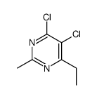 4,5-dichloro-6-ethyl-2-methylpyrimidine Structure