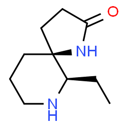 Rel-(5S,6R)-6-Ethyl-1,7-Diazaspiro[4.5]Decan-2-One结构式