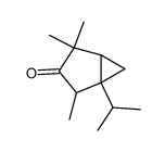 1-isopropyl-2,4,4-trimethyl-bicyclo[3.1.0]hexan-3-one Structure