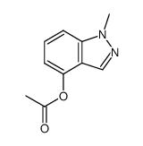 4-acetoxy-1-methyl-1H-indazole结构式