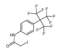 4-perfluoro-tert-butyl-phenyliodoacetamide结构式