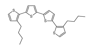 3,3'''-di(n-butyl)-2,2':5':2'':5'',2'''-quaterthiophene Structure