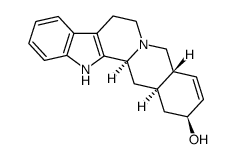 17β-hydroxy-18,19-didehydroyohimbane结构式