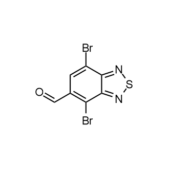 4,7-Dibromo-2,1,3-benzothiadiazole-5-carboxaldehyde Structure