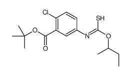 tert-butyl 5-(butan-2-yloxycarbothioylamino)-2-chlorobenzoate结构式