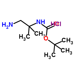 2-N-boc-2-甲基-1,2-丙二胺盐酸盐图片