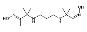 N-[3-[3-[(3-hydroxyimino-2-methylbutan-2-yl)amino]propylamino]-3-methylbutan-2-ylidene]hydroxylamine结构式