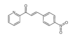 3-(4-nitrophenyl)-1-(2-pyridyl)-2-propenone Structure