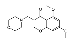 3-Morpholino-1-(2,4,6-trimethoxyphenyl)-1-propanone结构式