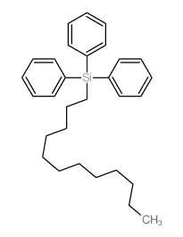 Silane,dodecyltriphenyl- (6CI,8CI) structure