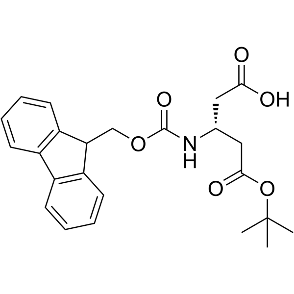 Fmoc-β-homo-Asp(OtBu)-OH structure