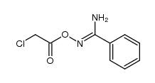 (Z)-N'-(2-chloroacetoxy)benzimidamide Structure