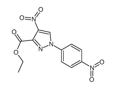 ethyl 4-nitro-1-(4-nitrophenyl)pyrazole-3-carboxylate Structure