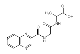 Alanine,N-(2-quinoxalinylcarbonyl)glycyl- Structure