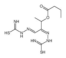 3,4-bis(carbamothioylhydrazinylidene)butan-2-yl butanoate picture