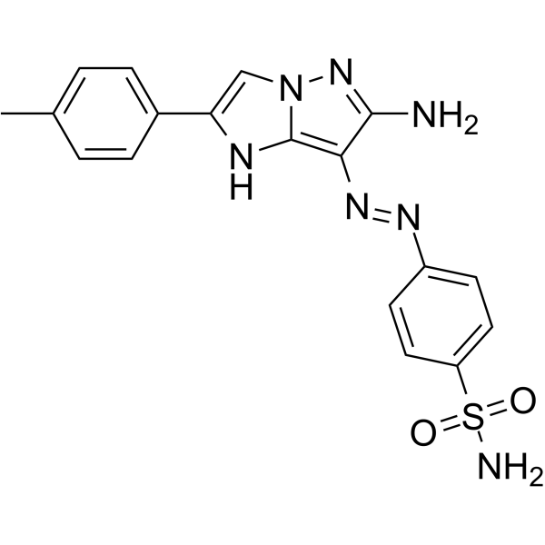 Carbonic anhydrase inhibitor 14结构式