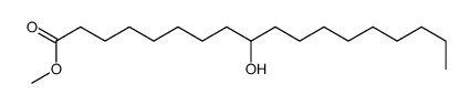 9-Hydroxystearic acid methyl ester结构式