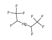 bis-(1,2,2,2-tetrafluoro-ethyl)-mercury Structure