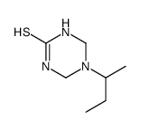 5-butan-2-yl-1,3,5-triazinane-2-thione结构式