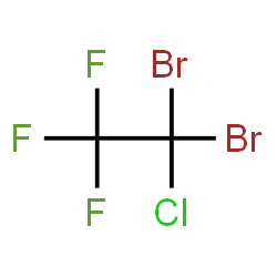 MONOCHLORODIBROMOTRIFLUOROETHANE Structure