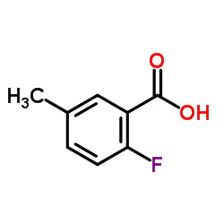 2-Fluoro-5-methylbenzoic acid structure