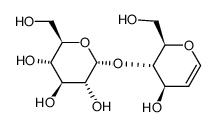 1,5-anhydro-2-deoxy-4-O-(α-D-glucopyranosyl)-D-arabino-hex-1-enitol Structure