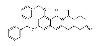 2-[10(S)-Hydroxy-6-oxo-trans-1-undecenyl]-4,6-bis(benzyloxy)benzoic Acid μ-Lacton Structure