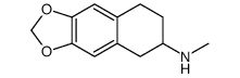 5,6,7,8-tetrahydro-N-methylnaphtho[2,3-d][1,3]dioxol-6-amine HCl structure