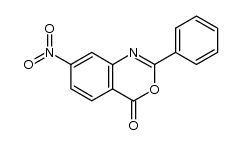 7-nitro-2-phenyl-4H-3,1-benzoxazin-4-one Structure