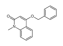 1-methyl-4-phenylmethoxyquinolin-2-one Structure