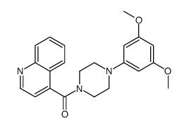 [4-(3,5-dimethoxyphenyl)piperazin-1-yl]-quinolin-4-ylmethanone Structure