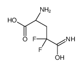 (2S)-2,5-diamino-4,4-difluoro-5-oxopentanoic acid Structure