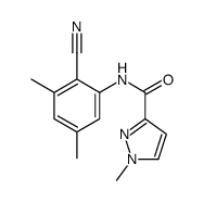 1H-Pyrazole-3-carboxamide,N-(2-cyano-3,5-dimethylphenyl)-1-methyl-(9CI) picture