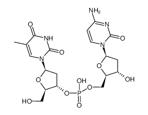 thymidylyl-(3'-5')-deoxycytidine结构式