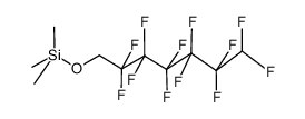 trimethyl-(1H,1H,7H-dodecafluoroheptyloxy)silane Structure